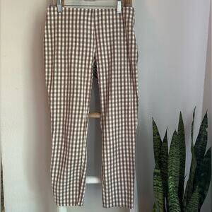 A New Day (Target) Pull On Straight Leg Gingham Pants